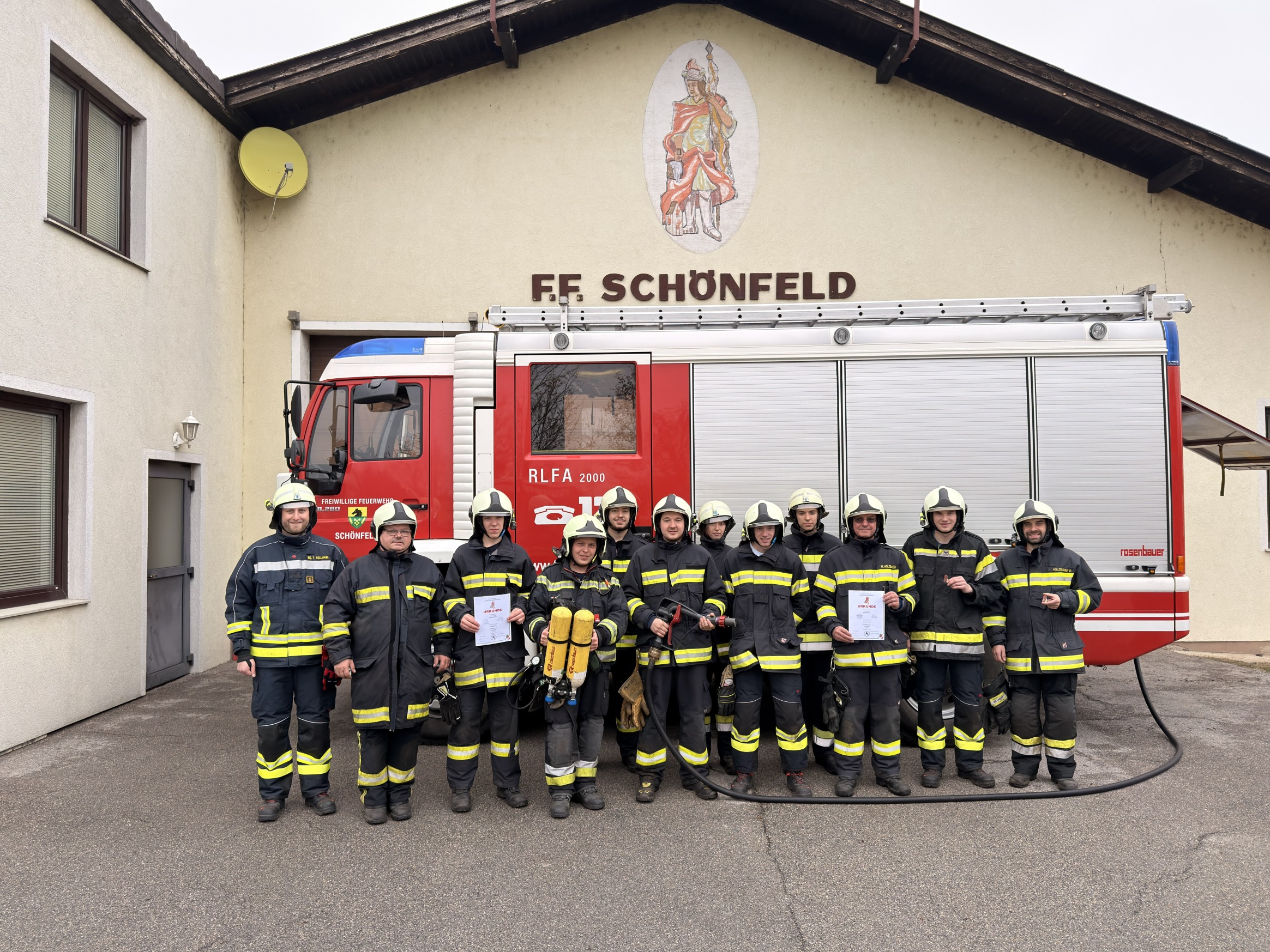 Ausbildungsprüfung Löscheinsatz